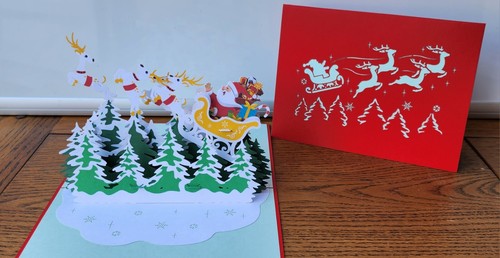 Pop weihnachtskarte - 3d, up
