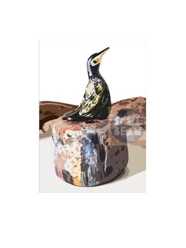 Kormoran grußkarte designer - kormoran,